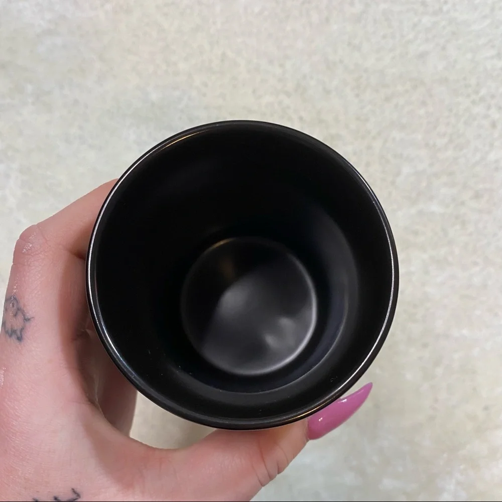 Rae Dunn Halloween Black and Orange Rinse Cup